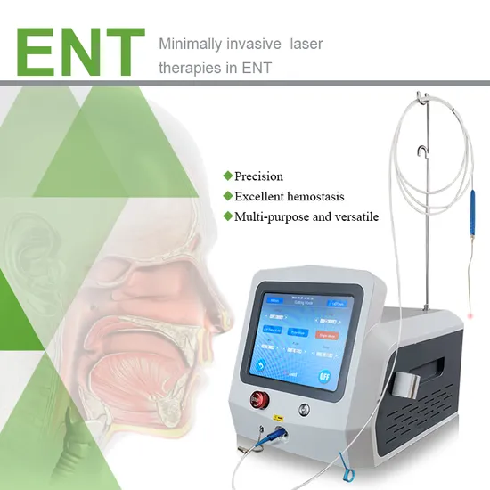 Laser Machine 1470nm Treatment Portable Blue Surgery Diode Ear Nose and Throat Ent Laser Machine